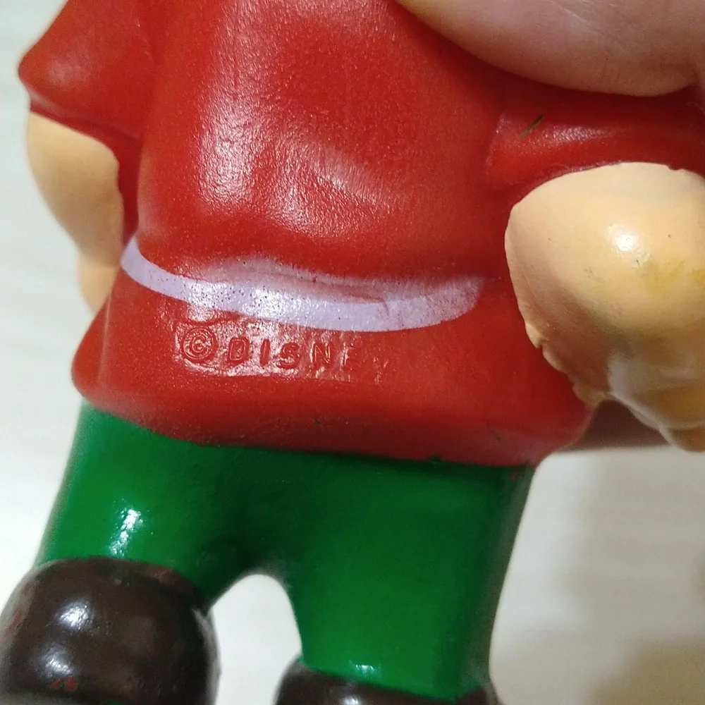 Vintage Snow White & The Seven Dwarfs "Doc" Squeaky Toy Rubber Figure - Picture 4 of 5